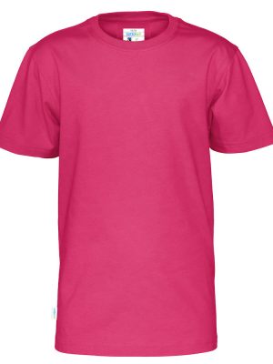 t-shirt met ronde hals - donker roze - kinderen