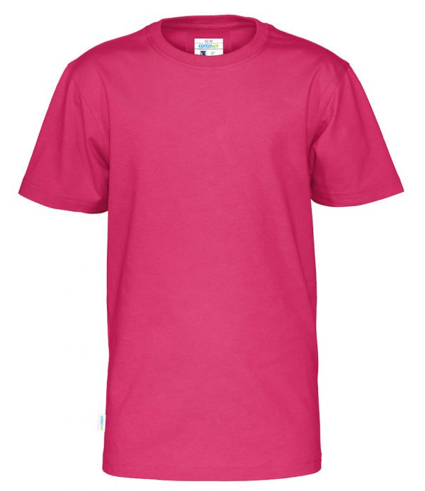 t-shirt met ronde hals - donker roze - kinderen