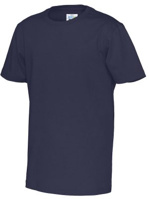 T-shirt met ronde hals- navy - kinderen