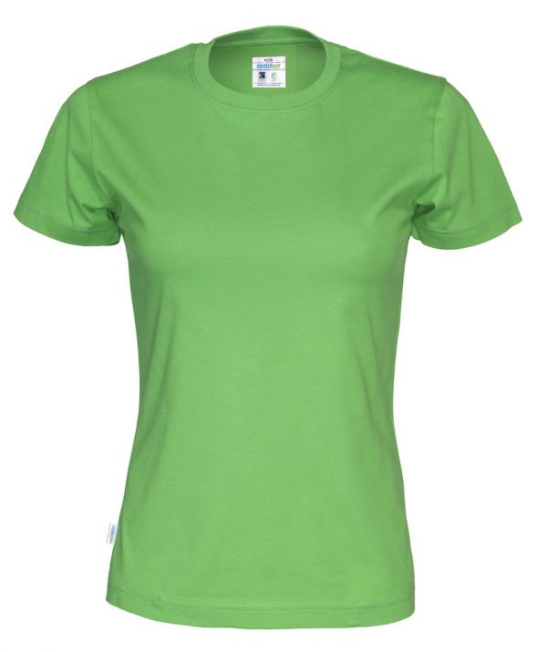 T-shirt met ronde hals - groen - vrouwen