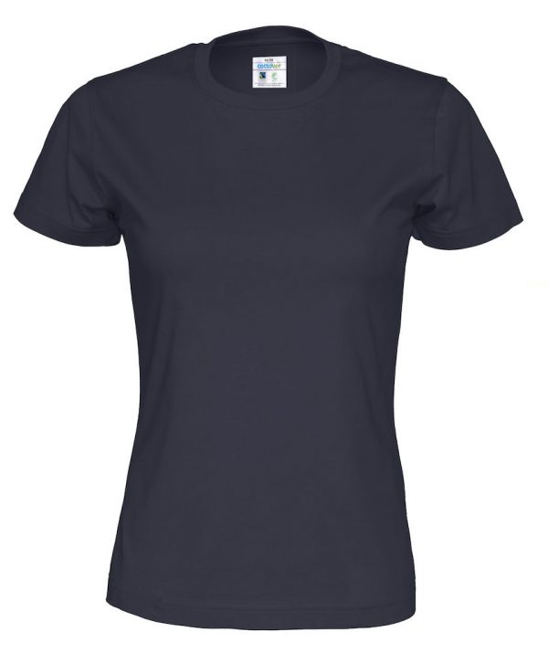 T-shirt met ronde hals - navy - vrouwen