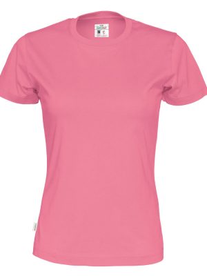 T-shirt met ronde hals - roze - vrouwen