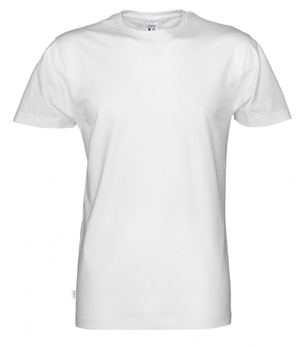 T-shirt met ronde hals- wit - heren