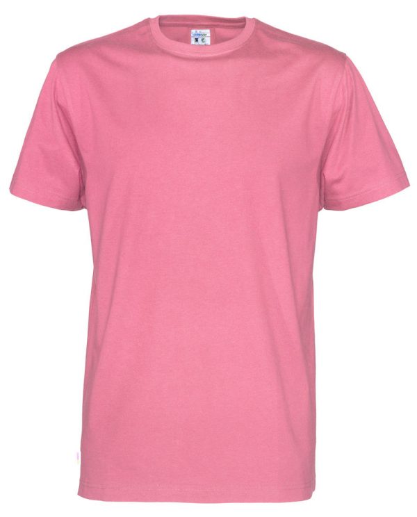 T-shirt met ronde hals- roze - heren