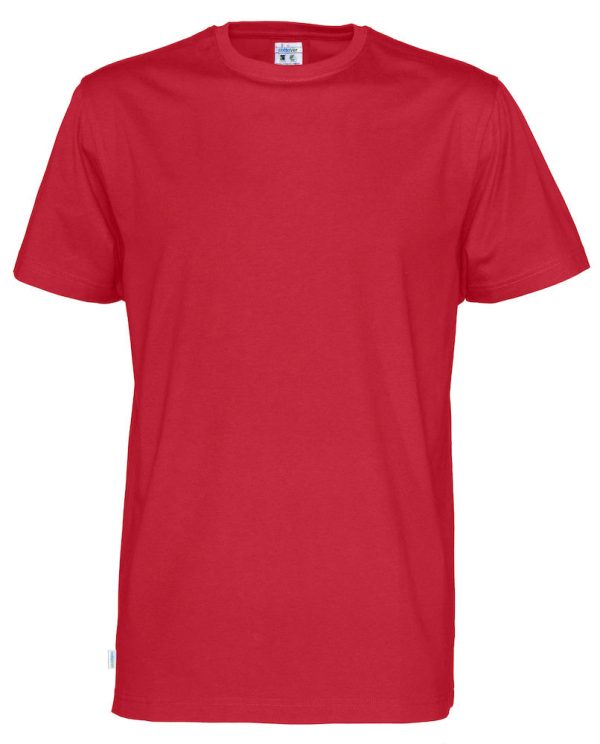 T-shirt met ronde hals- rood - heren