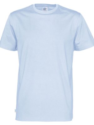 T-shirt met ronde hals- licht blauw - heren