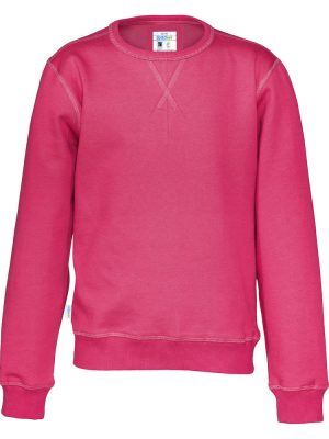 Sweater met ronde hals - donker roze - kinderen