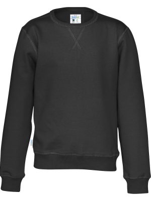 Sweater met ronde hals - zwart - kinderen