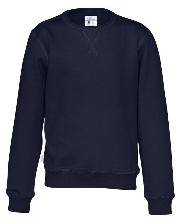 Sweater met ronde hals - navy - kinderen