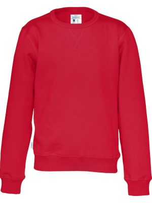 Sweater met ronde hals - rood - kinderen