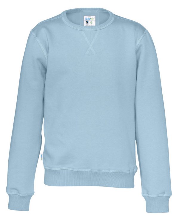 Sweater met ronde hals - licht blauw - kinderen