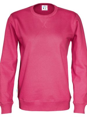 Sweater met ronde hals - donker roze