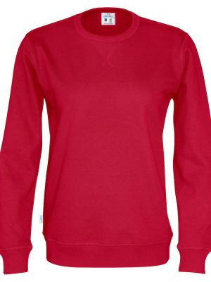 Sweater met ronde hals - rood