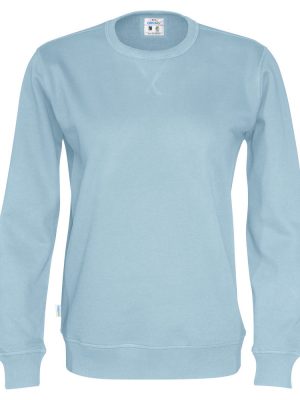 Sweater met ronde hals - licht blauw
