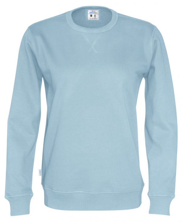 Sweater met ronde hals - licht blauw