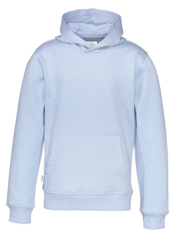 Hoodie zonder rits - licht blauw - kinderen