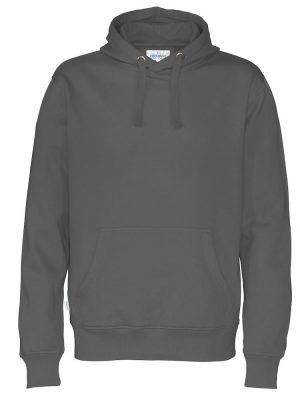 Hoodie zonder rits - grijs - heren