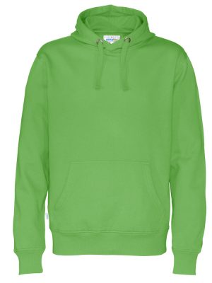 Hoodie zonder rits - groen - heren