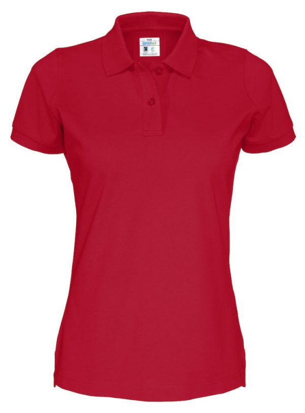 Polo met korte mouwen - rood - dames