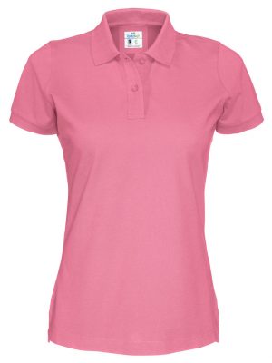 Polo met korte mouwen - roze - dames