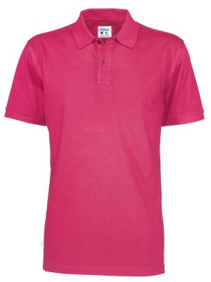 Polo met korte mouwen - donker roze - heren