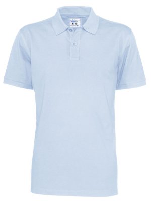 Polo met korte mouwen - licht blauw - heren