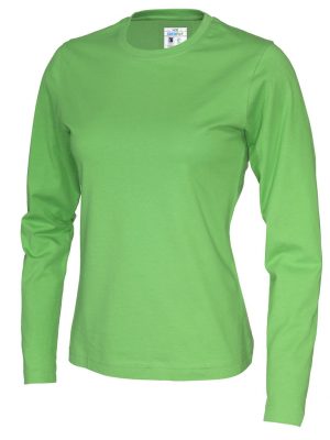 T-shirt met lange mouwen - groen - dames