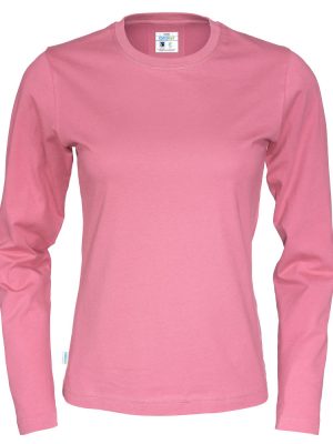 T-shirt met lange mouwen - roze - dames
