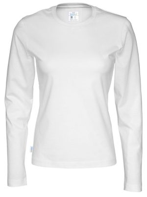 t-shirt met lange mouwen - wit - dames