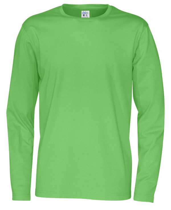 T-shirt met lange mouwen - groen - heren