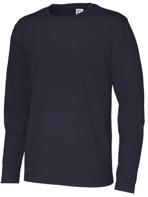 T-shirt met lange mouwen - navy - heren