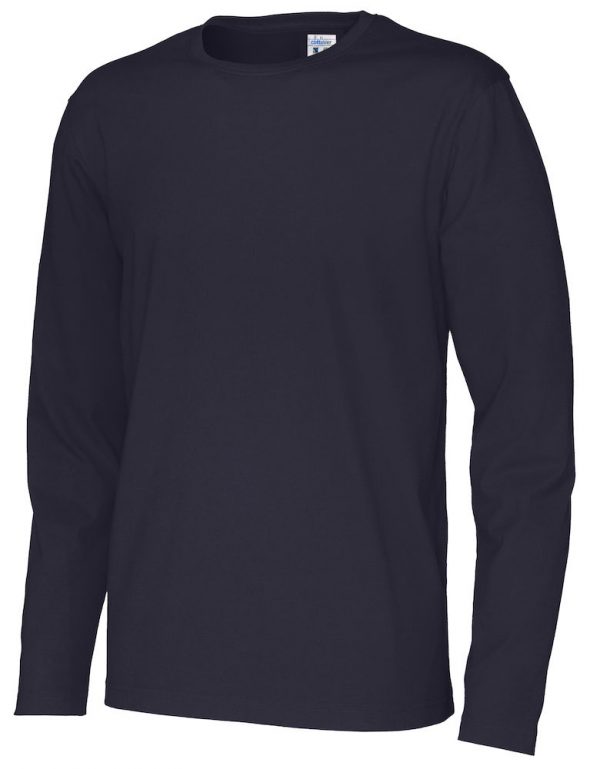 T-shirt met lange mouwen - navy - heren