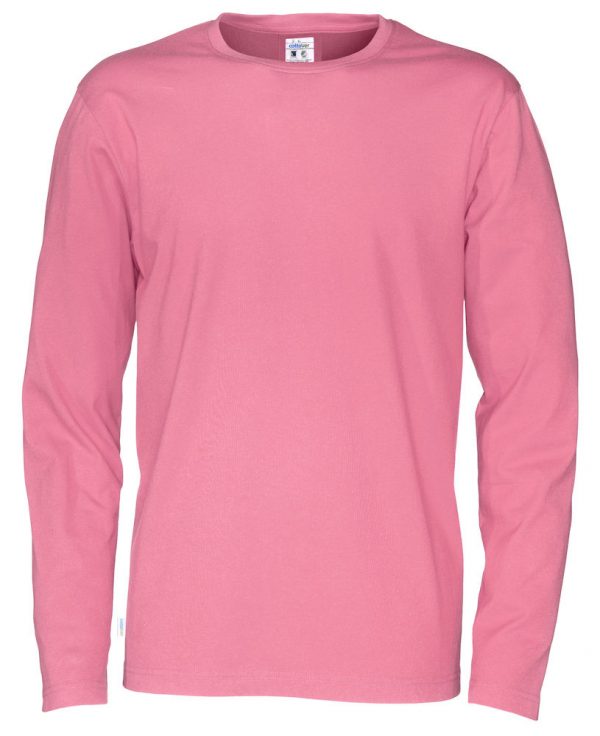 T-shirt met lange mouwen - roze - heren